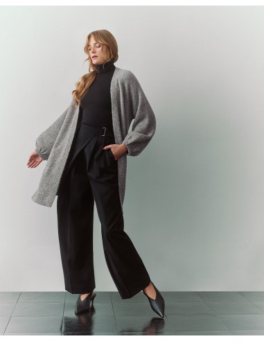 Alpaca Wool Long Cardigan la chaussure